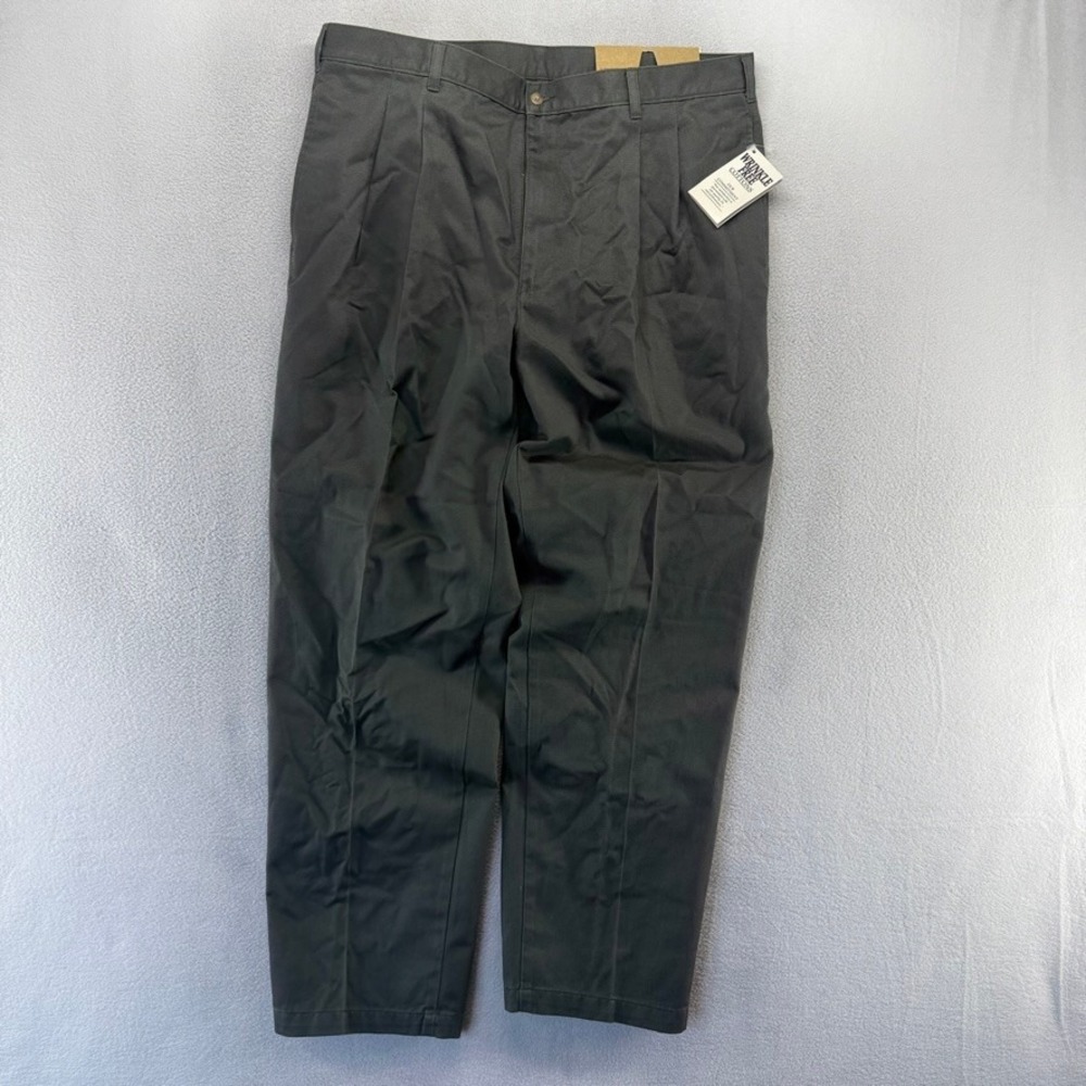 Vintage Bill Blass Pants Mens 38x30 Green Baggy Pleated Trousers Deadstock 90s